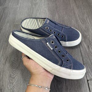 Taos EZ Soul Blue Denim Slide On Sneaker Mule Casual Shoes US Women's 9